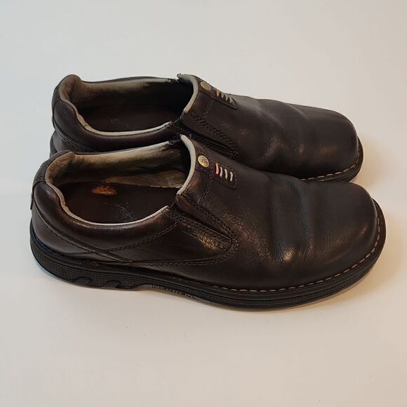 Merrell World Legend Stollen J45051 Men’s Size 8 Pebbled Brown Leather Loafers - Picture 2 of 15